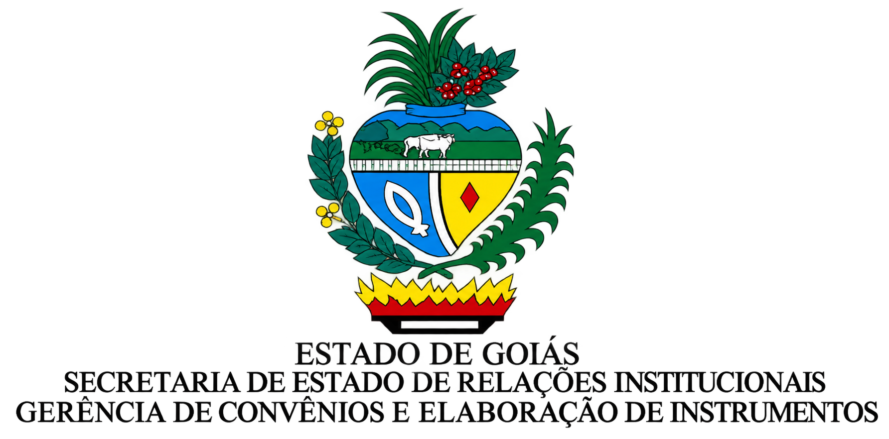 Brasão do Estado de Goiás - Secretaria de Estado de Relações Institucionais - Gerência de Convênios